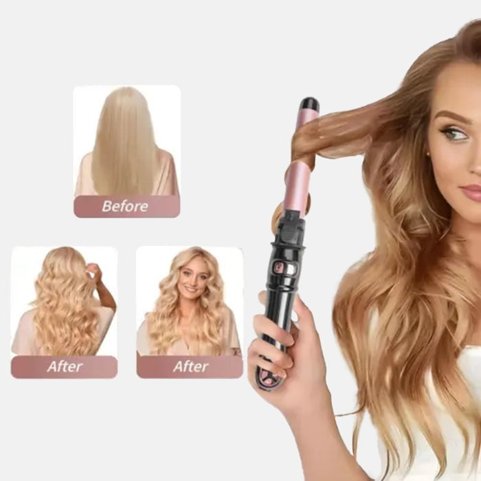 Cetosy™ Pro Auto Rotating Curling Iron | Dual-Direction