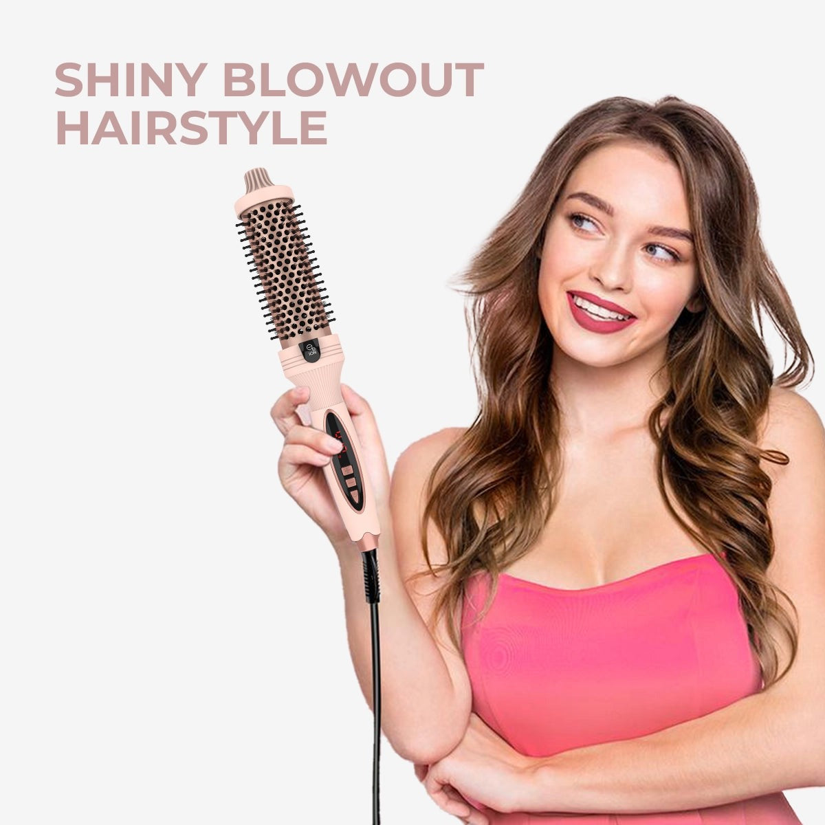 Cetosy™ 3-in-1 Pro Negative Ion Two PTC Heaters Thermal Brush
