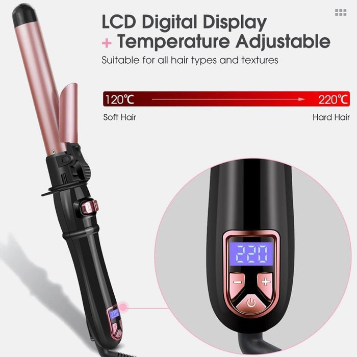 Cetosy™ Pro Auto Rotating Curling Iron | Dual-Direction