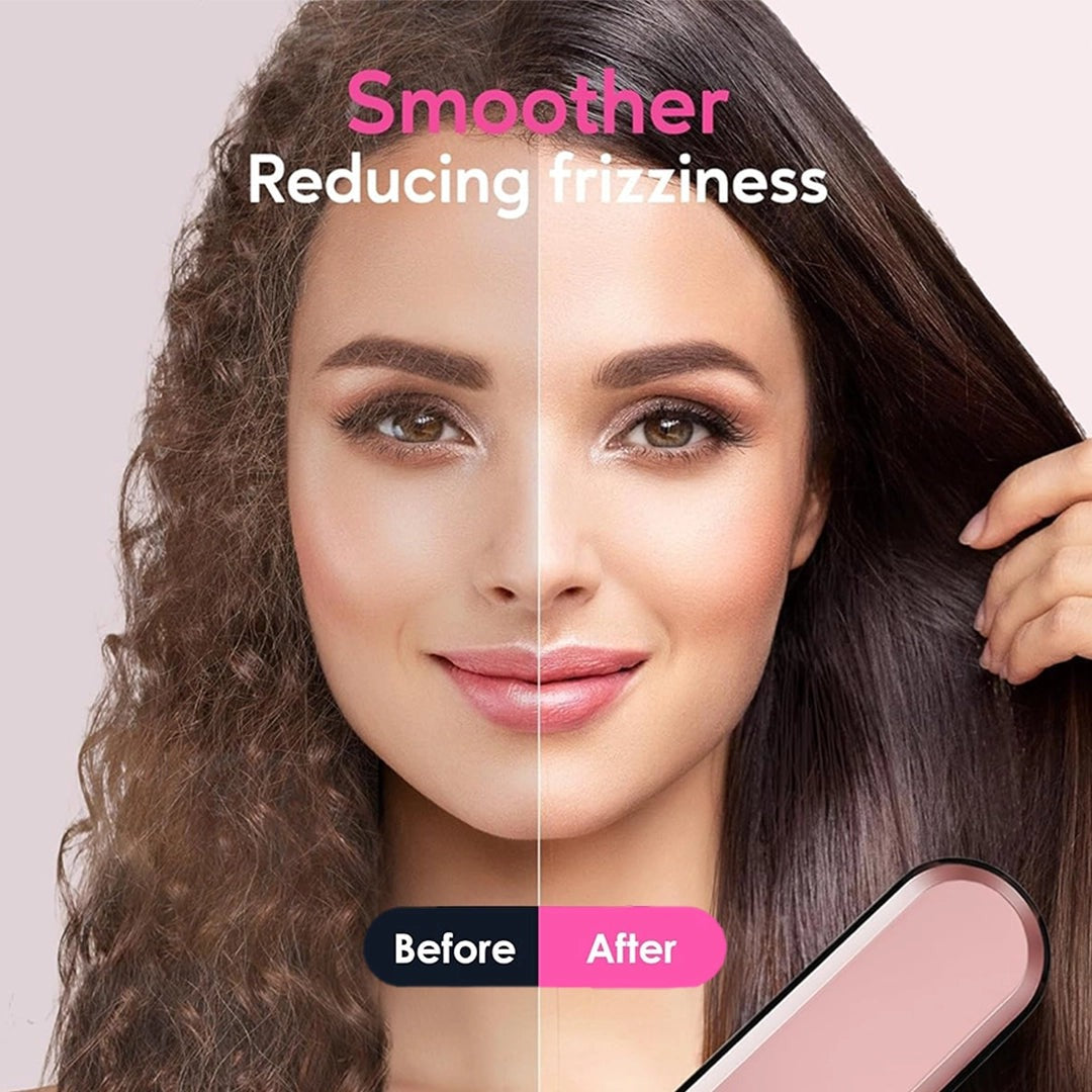 Cetosy™ 2-in-1 Sleek Sweep lonic Hair Straightener Brush