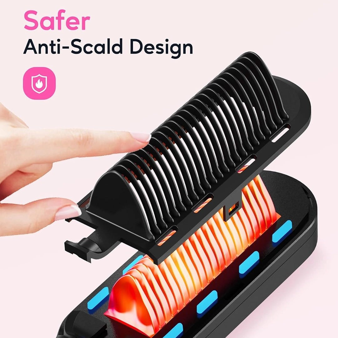 Cetosy™ 2-in-1 Sleek Sweep lonic Hair Straightener Brush