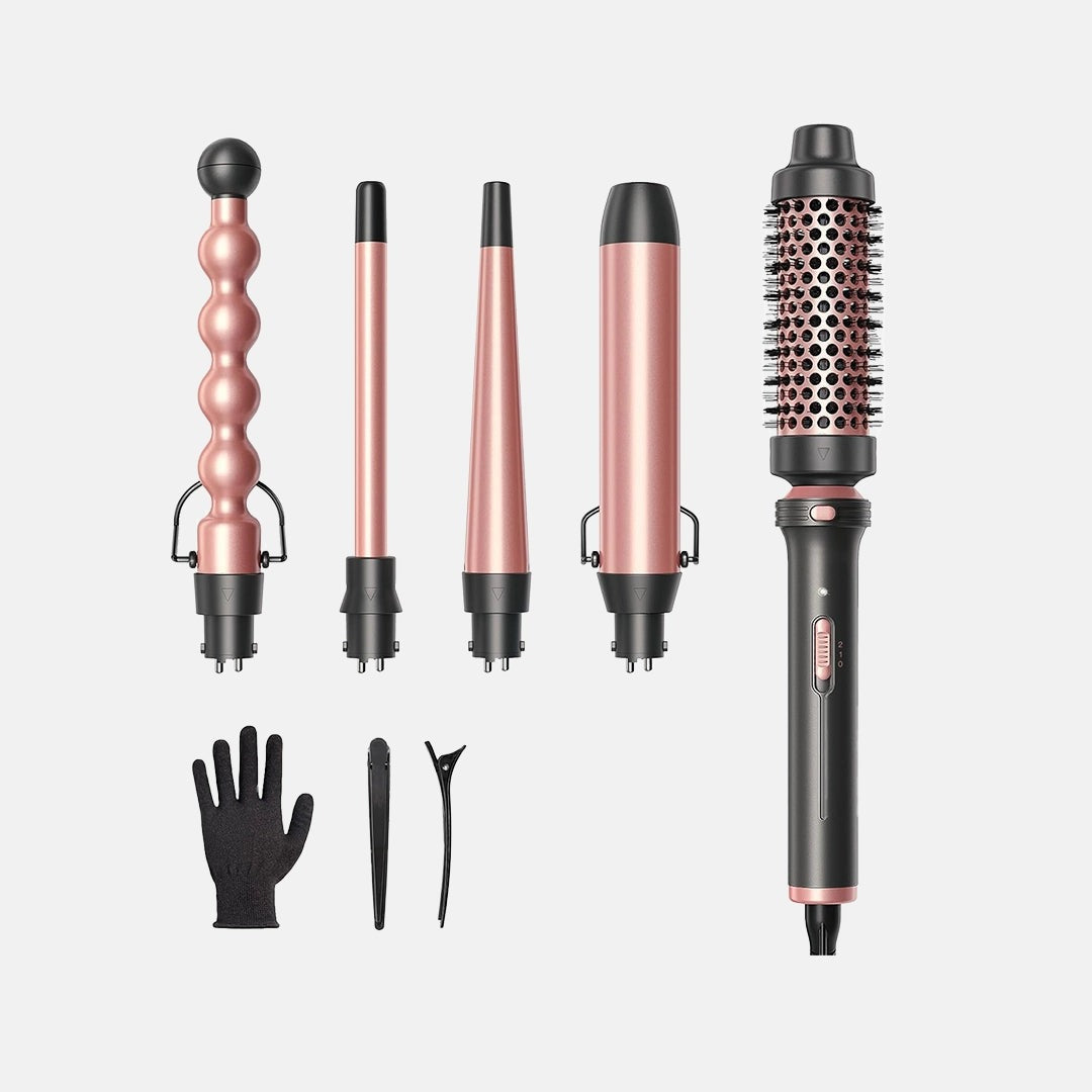 Cetosy™ 5-in-1 Curling Wand Set