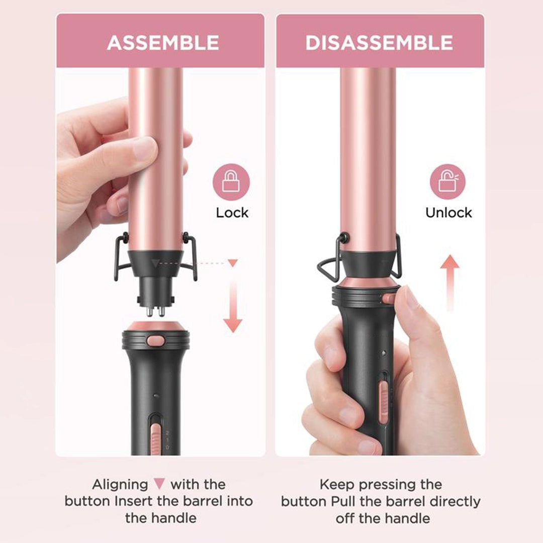 Cetosy™ 5-in-1 Curling Wand Set