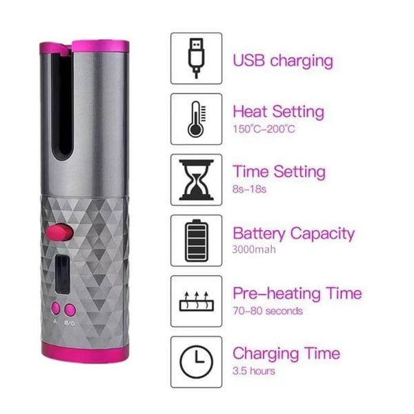 Cetosy™ Cordless Automatic Hair Curler