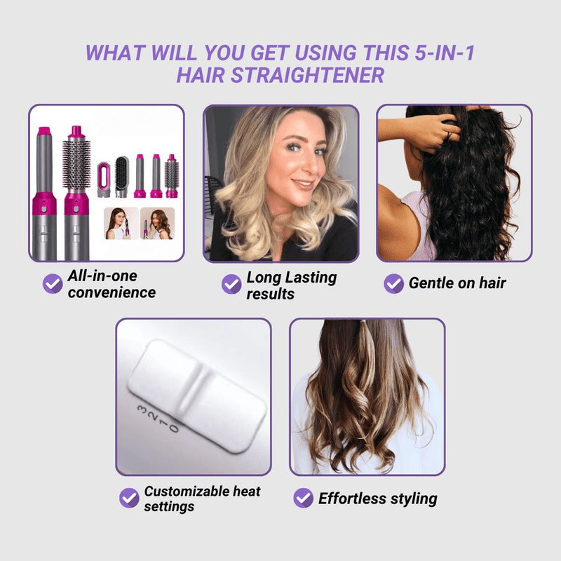 Cetosy™ 5-in-1 Styler: Your Ultimate Hair Styling Solution