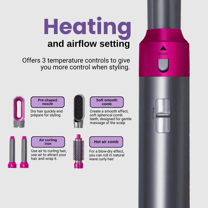 Cetosy™ 5-in-1 Styler: Your Ultimate Hair Styling Solution