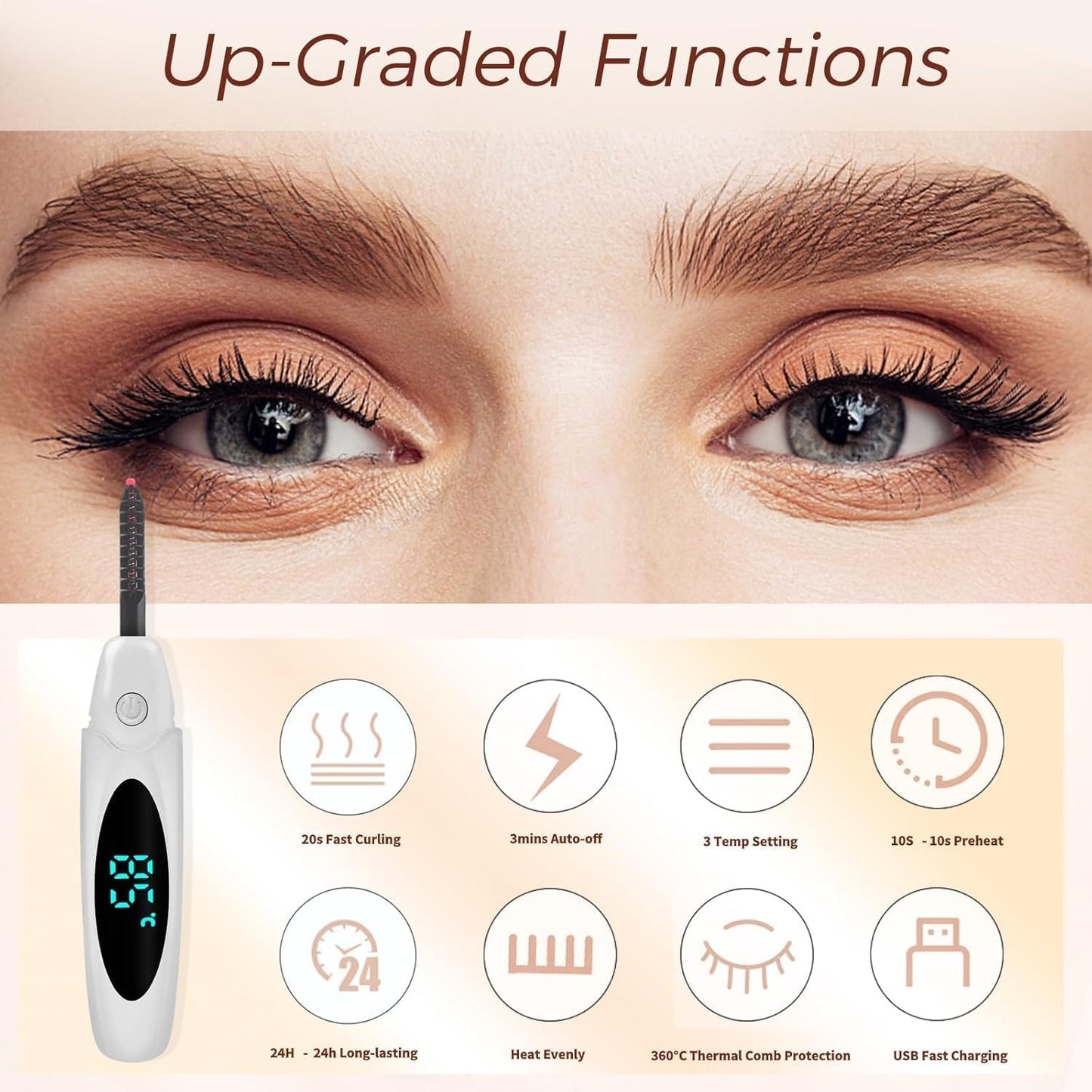 Cetosy™ Heated Eyelash Curler