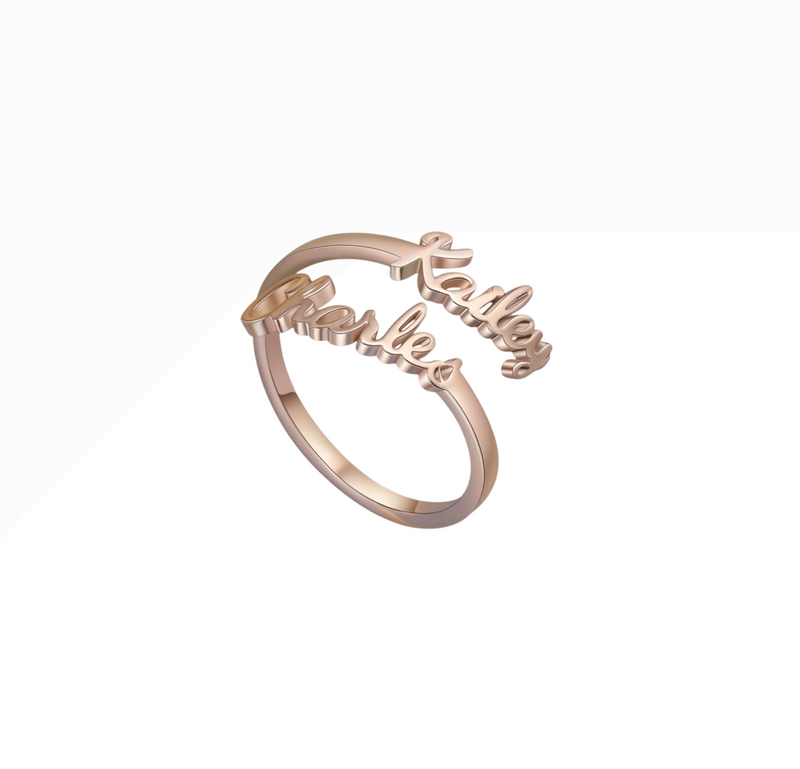 Customized Name Ring