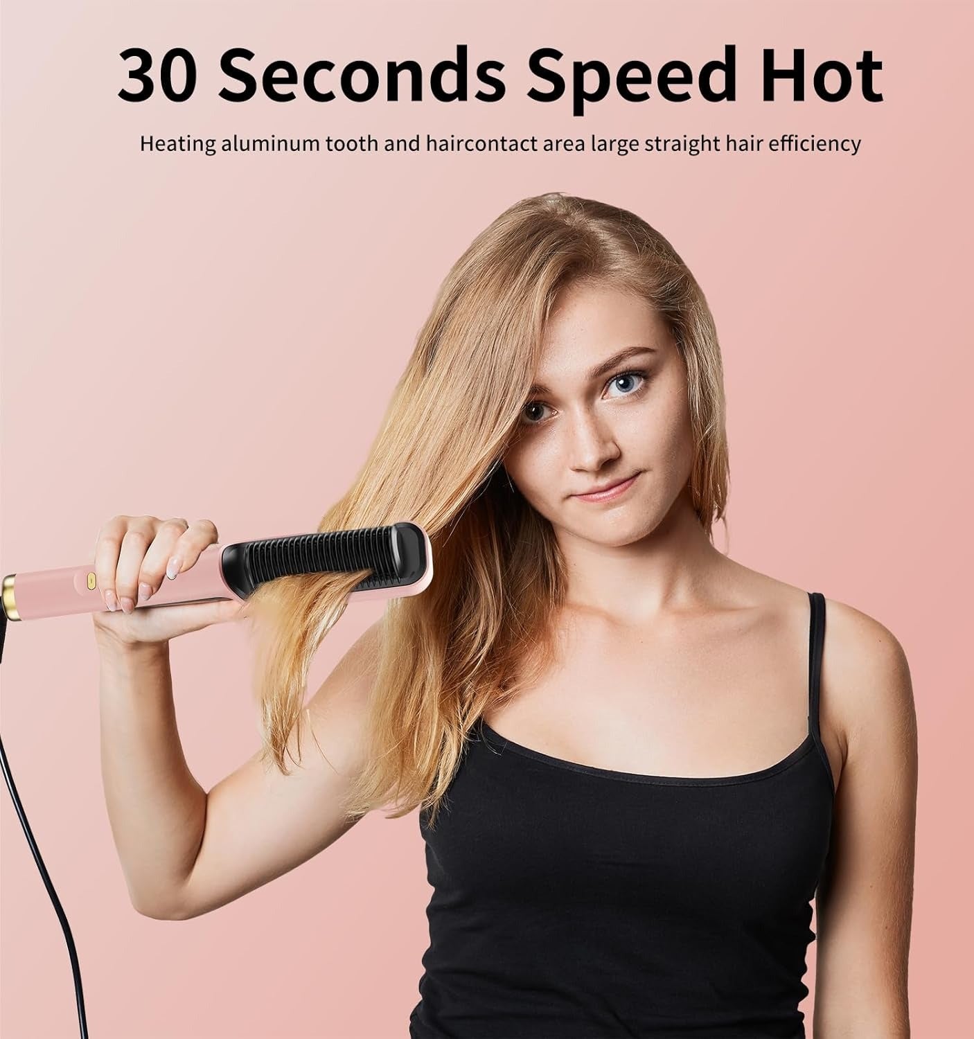 Cetosy™ 2-in-1 Hair Straightener Brush