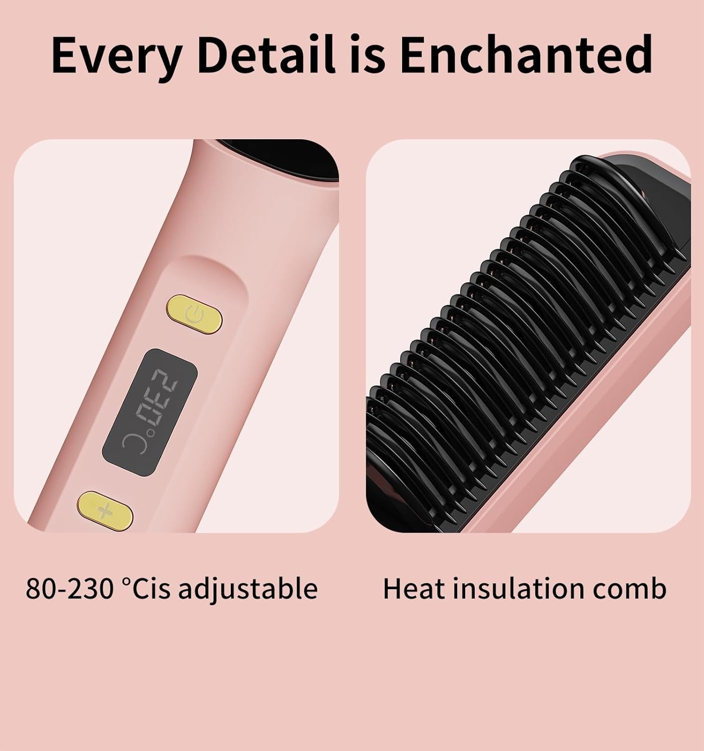Cetosy™ 2-in-1 Hair Straightener Brush