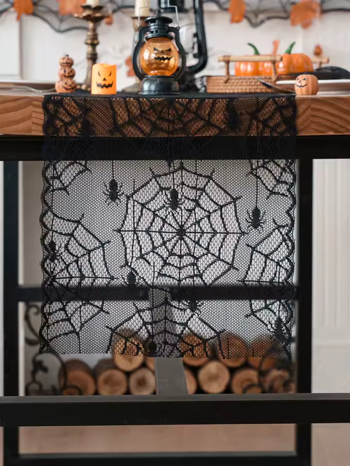 Spider Lace Table Runner