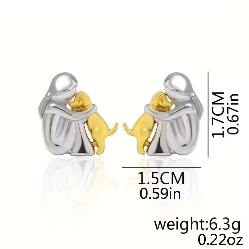 "Always By My Side" Dog Mom Earrings