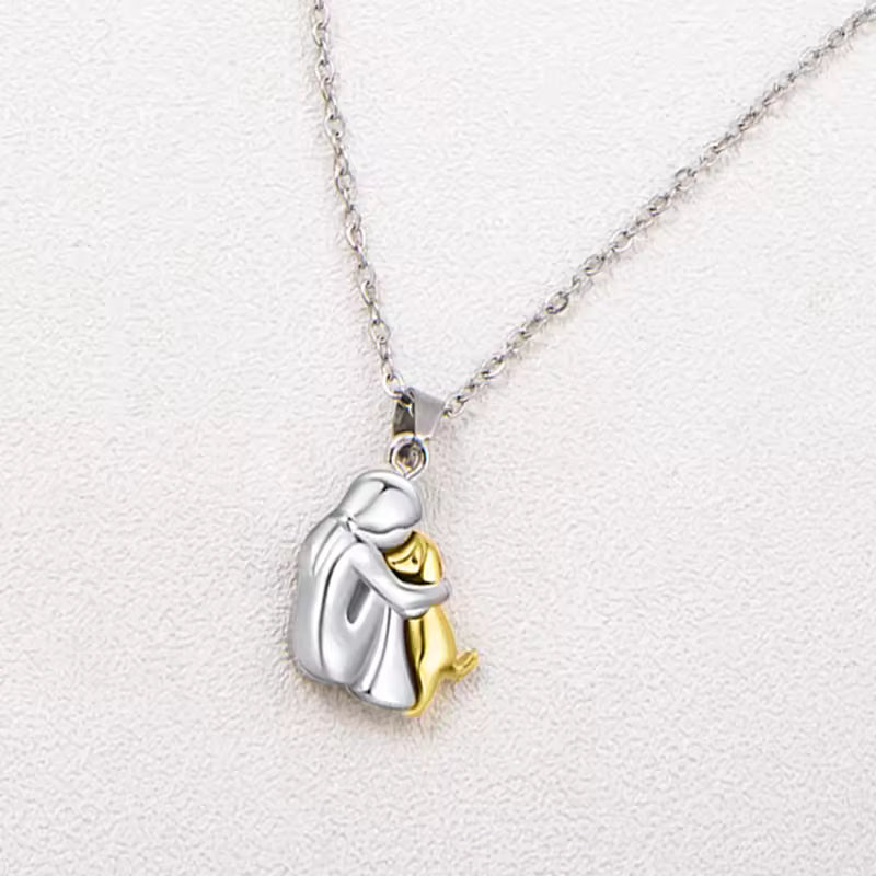 "Always By My Side" Dog Mom Pendant Necklace
