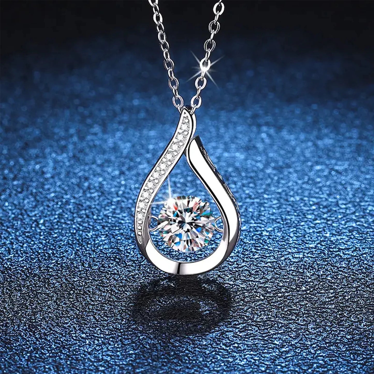To My Sister I Want You To Know Teardrop Pendant Necklace