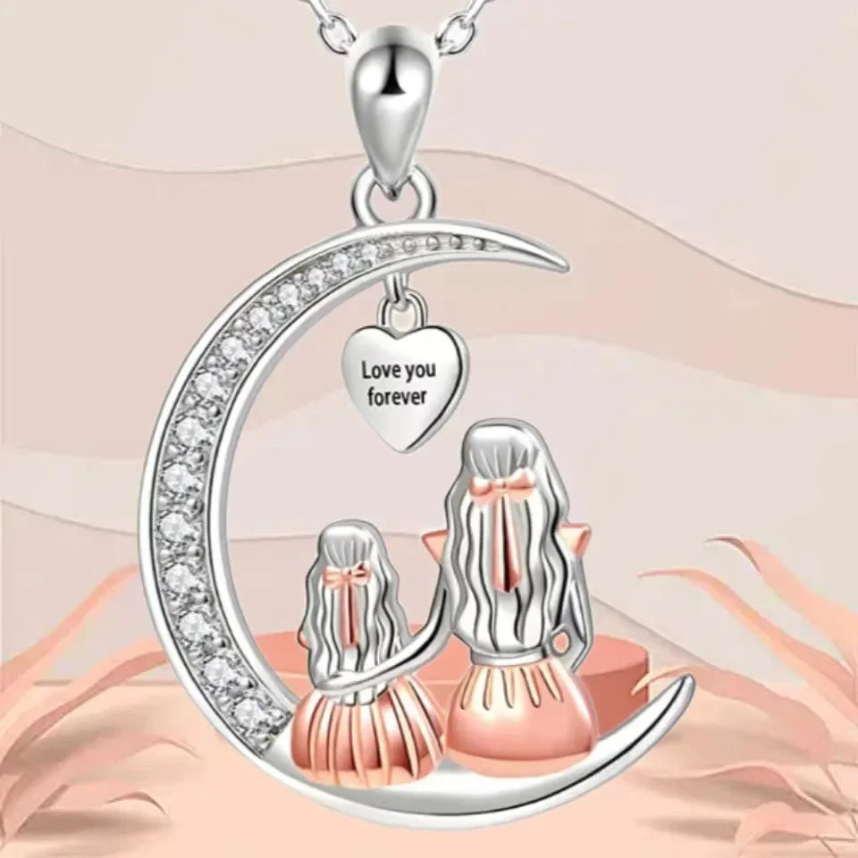 “Heartstrings” Mother-Daughter Necklace