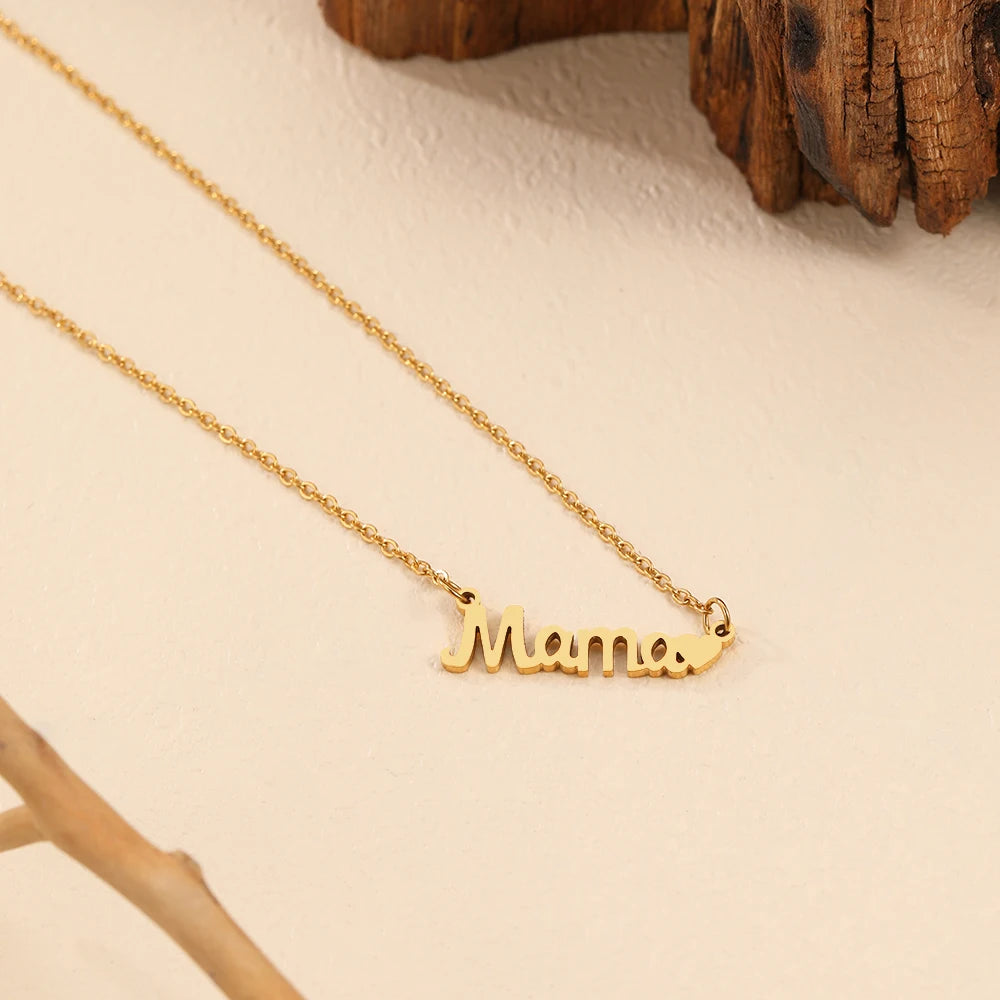 Mama Love Heart Necklace
