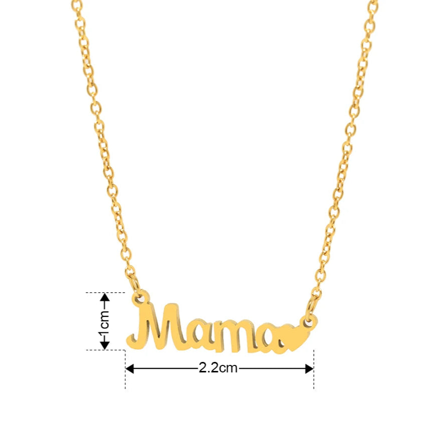 Mama Love Heart Necklace