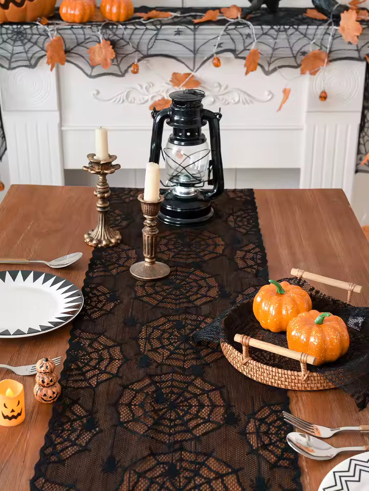 Spider Lace Table Runner