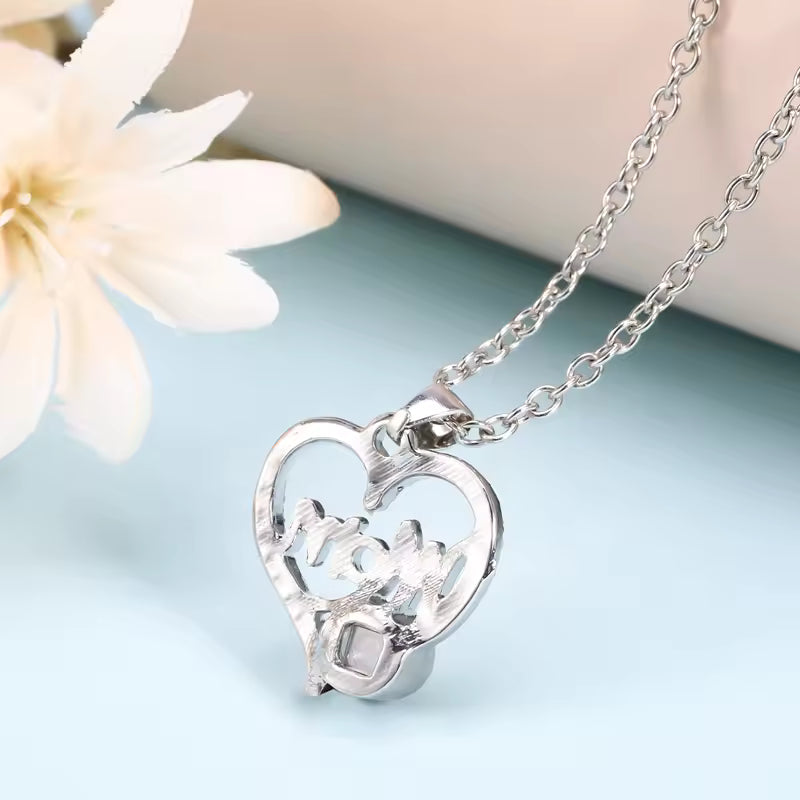 "100 Ways to Say I Love You" Mom Necklace