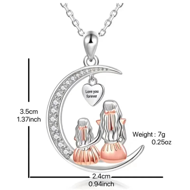 “Heartstrings” Mother-Daughter Necklace