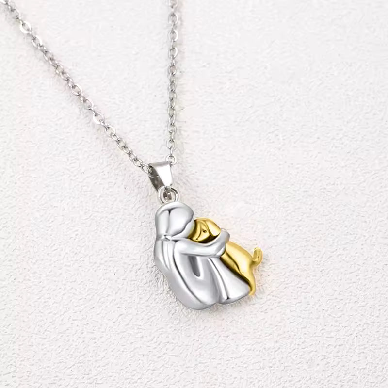 "Always By My Side" Dog Mom Pendant Necklace
