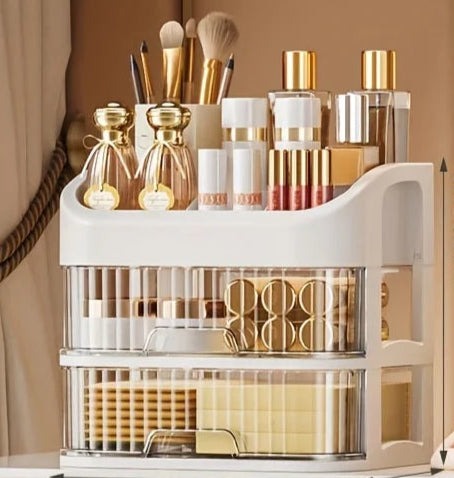 Cetosy™ Winnie - Large Capacity Makeup & Jewelry Storage Box, Multi-layer Organizer