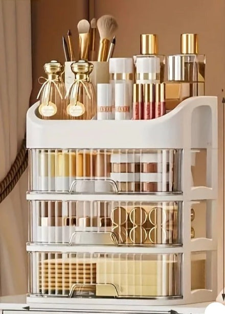 Cetosy™ Winnie - Large Capacity Makeup & Jewelry Storage Box, Multi-layer Organizer