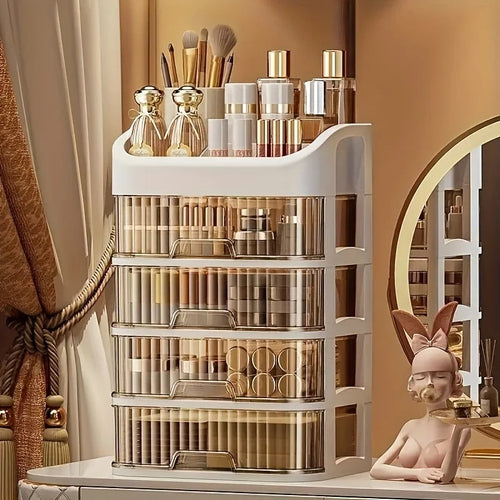 Cetosy™ Winnie - Large Capacity Makeup & Jewelry Storage Box, Multi-layer Organizer