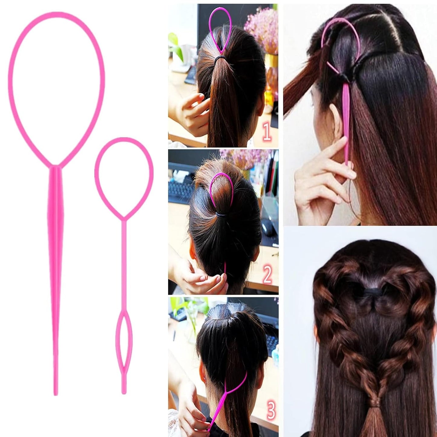 Hair Brushes Set - 8 Pcs