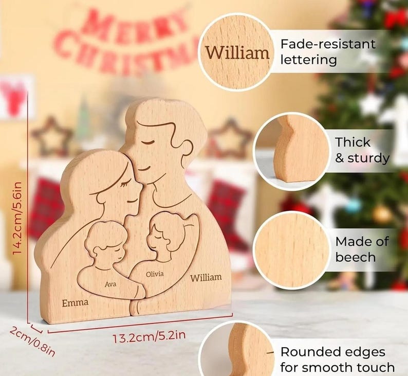 Hugging Family Puzzle