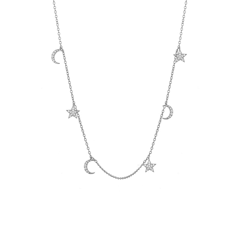 Star Moon Necklace