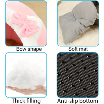Cozy 4 Season Universal Soft Plush Cat & Dog - Pet House Bed