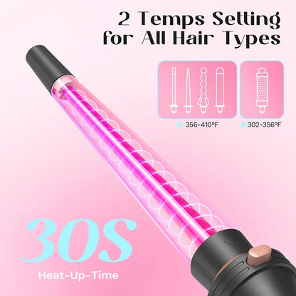 Cetosy™ 5-in-1 Curling Wand Set