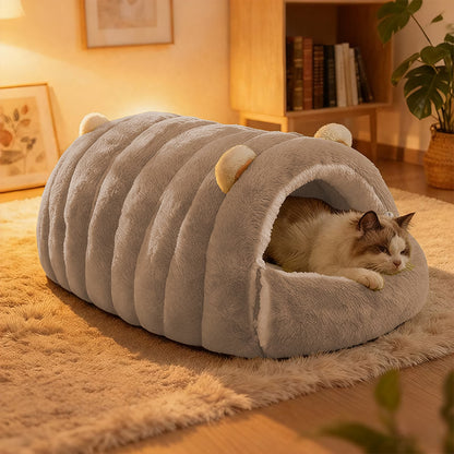 Cute Removable & Washable Warm Pet Sleeping Nest Pet House Bed QH10