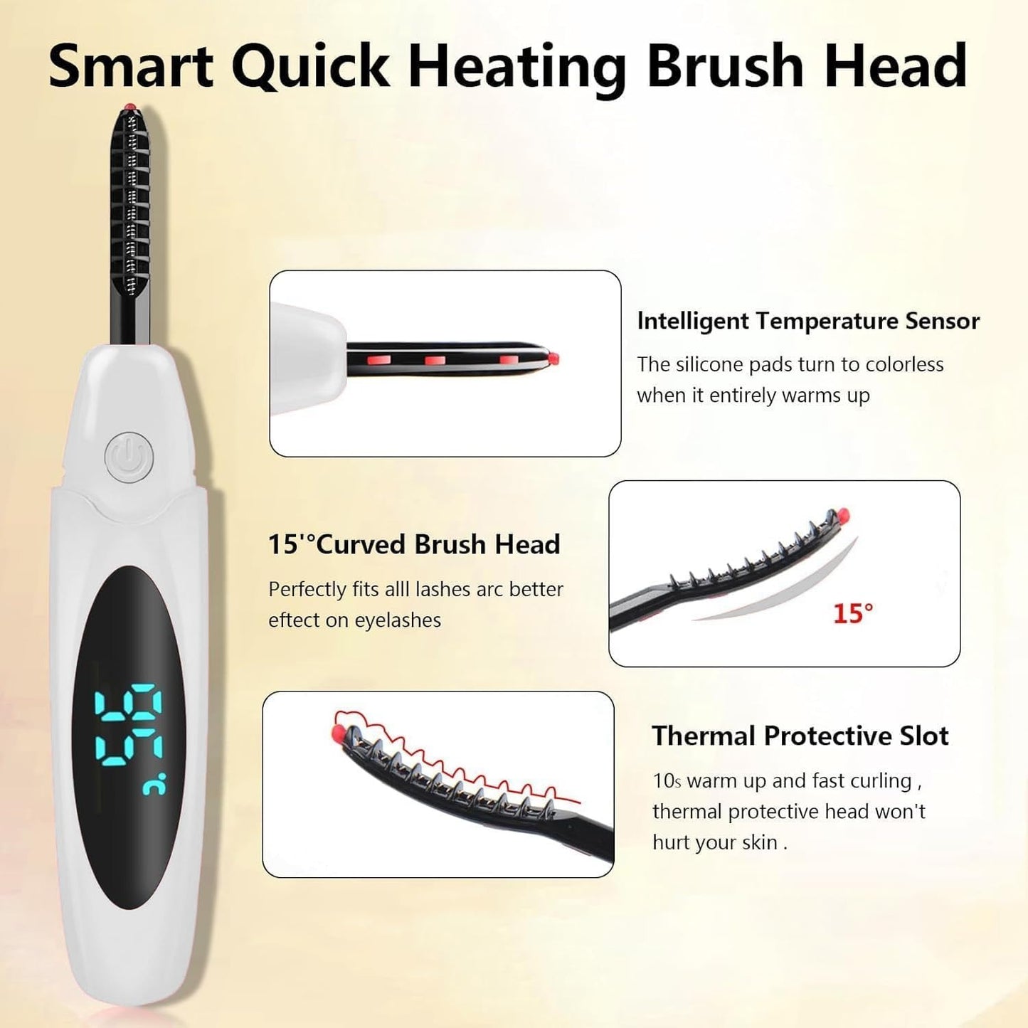 Cetosy™ Heated Eyelash Curler