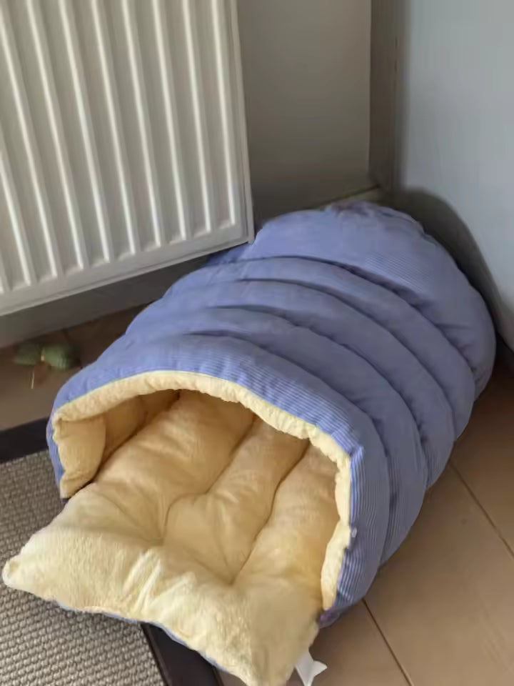 Cozy Foldable Pet Cave Bed Pet House Bed QH5