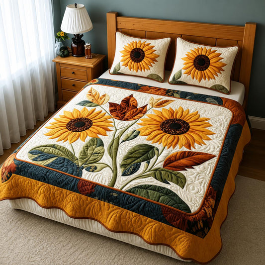 Sunlit Fields Quilted Bedding Set CELD08