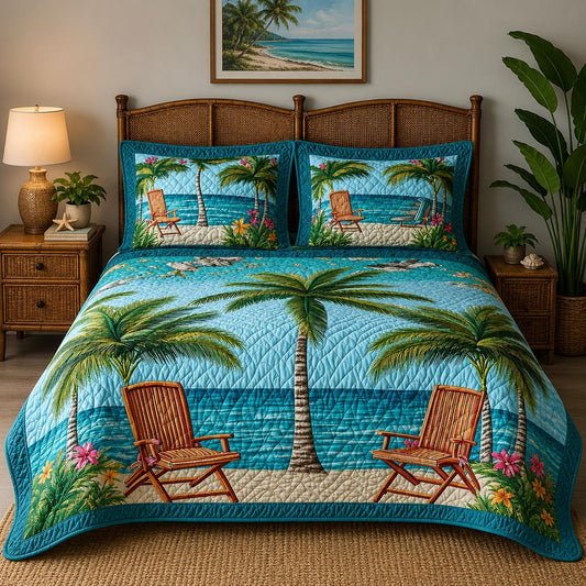 Shore Break Quilted Bedding Set CELD11