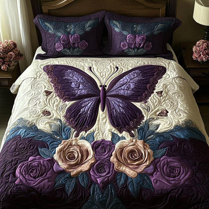 Butterfly Dreams Quilted Bedding Set CELD16