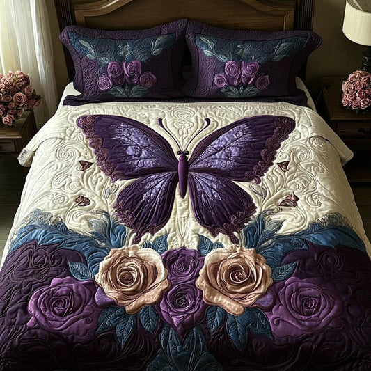 Butterfly Dreams Quilted Bedding Set CELD16