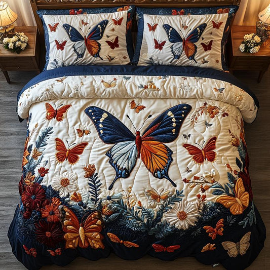 Butterfly Bliss Quilted Bedding Set CELD20