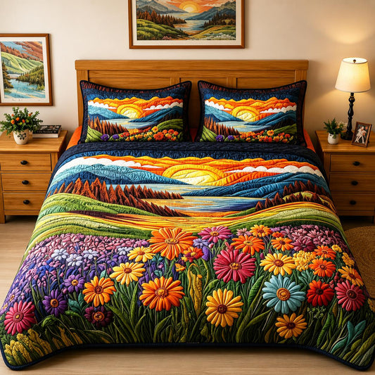 Vibrant View Quilted Bedding Set CELD24