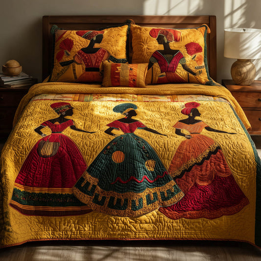 Soulbound Roots Quilted Bedding Set CELD29