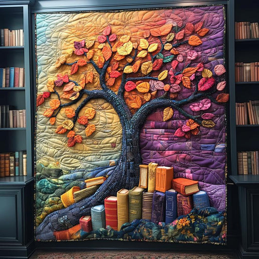 Tree of Life Book Quilted Blanket CELD06