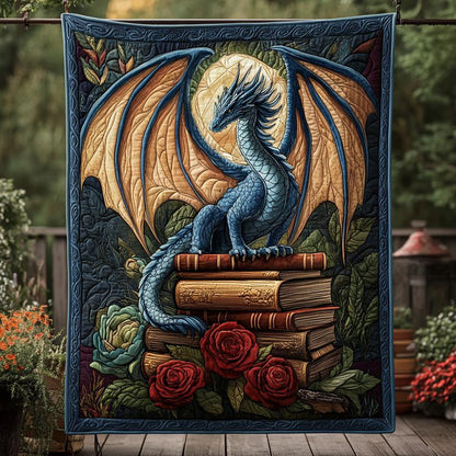 Dragon Wisdom Quilted Blanket CELD08