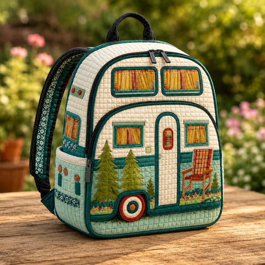 Camping Van Quilted Backpack CELD01