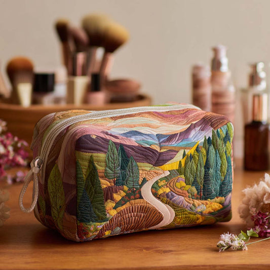 Nature Landscape Quilted Makeup Bag CELD12