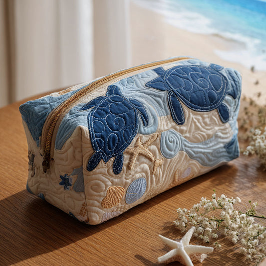Coastal Beach Quilted Makeup Bag CELD13