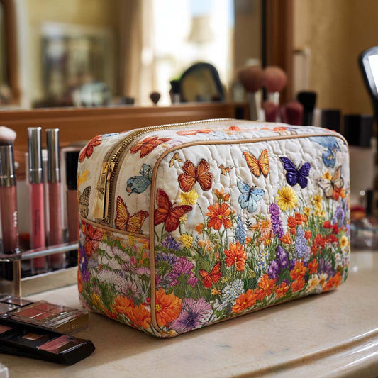 Bloom Garden Quilted Makeup Bag CELD16