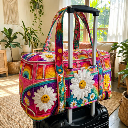 Boho Daisy Quilted Travel Bag CELD02